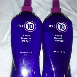 Both of the It's a 10 miracle leave in product